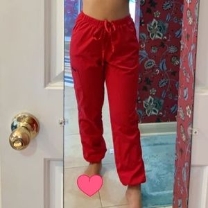 Red pants